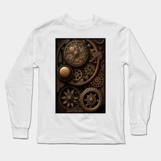 Steampunk Engine Long Sleeve T-Shirt